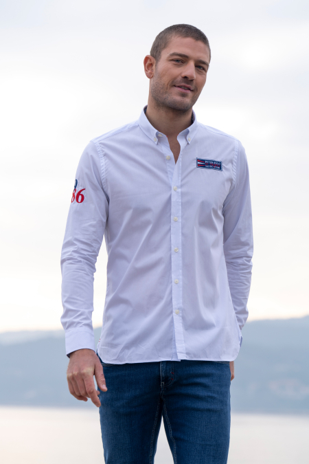 Chemise Granchio Blanche