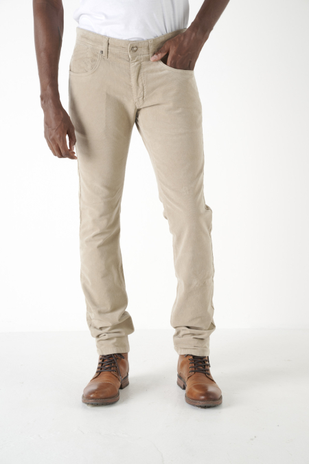 Pantalon Velluto Taupe