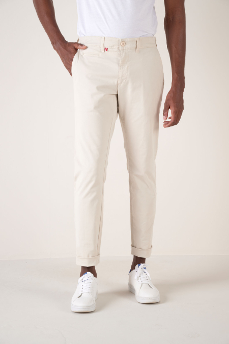 Pantalon chino Fox Beige