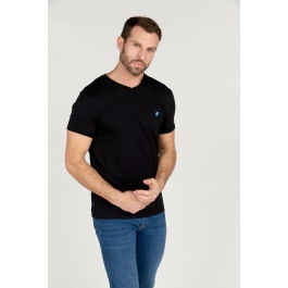 T-shirt Noir Jules - T-shirt Homme - Peter Polo